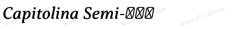 Capitolina Semi字体转换